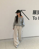 ラグビースナップストライプカーゴパンツ