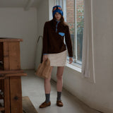 Shearing Tote Bag_Brown