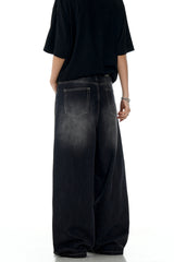 Front Seam Gray Jeans