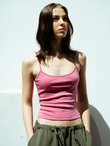 Basic Sleeveless_Pink Flambe
