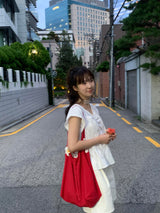 [made by fling] butterfly blouse (white)