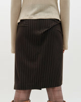 DOZI - Draped Jersey Top _BEIGE