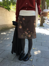 Neko Flower Midi Skirt