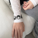 エナメルレイヤーオーバルブレスレット