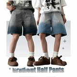 [S~2XL] ビフィグラデーションデニムショーツ