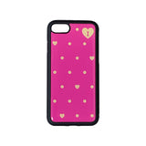 dot epoxy case - pink lemon