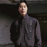 Heritage nylon work jacket / Black