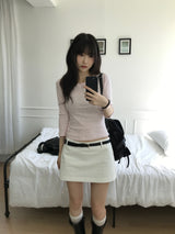 Ivy オフショルダーTシャツ (3 colors)