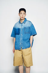 25SS ワイドチノショートパンツ ベージュ