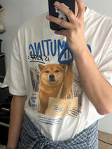 [A-T0226] トレインシバ半袖Tシャツ (2色)