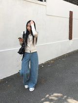 Nini Strap Ribbed Cardigan (6c)