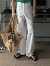 ASCLO All Fade Zip Carpenter Pants (2color)