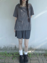 bolt hood tee