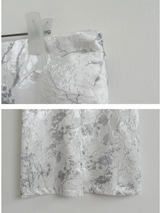 MISTY FLORAL SATIN SKIRT