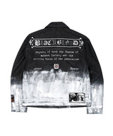 BBD Anxiety Smoke Graphic Denim Jacket (Black)