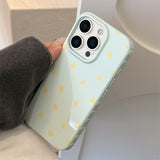 パステル トーン ドット パターン ジェリー iPhone ケース