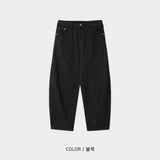 Vintage pintuck curved pants
