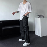 NOS119 Double Belt Non-Fade Denim Pants (XS ~ L)