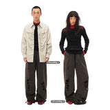 Ripped casual trousers