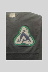 "RECYCLE" ロゴ長袖Tシャツ(ネイビー)