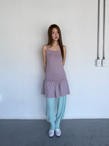 core shirring dress