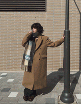 Venice maxi wool coat
