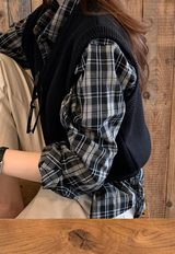[Lè made/7,000 Sold] ルメイド ベーシック Vネック ベスト