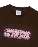 25FW WOMAN エリプスロゴ半袖Tシャツ ダークブラウン