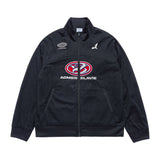 [24SS] SYMBOL NEEDLEWORK MESH JACKET BLACK