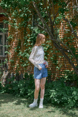 ROSE MESH TOP (2 COLORS)