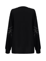 [MADE] beads long sleeve T_BLACK