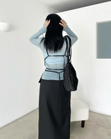 pin apron bustier