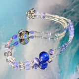 Kichikichiyaya ブルーウェーブネックレス