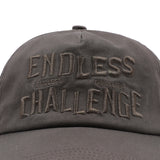 XTA088 Endless Slogan Cotton Ball Cap (BROWN)