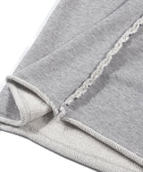 レースレイヤードバミューダショーツ_Melange Gray