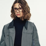 Utility Work Jacket_Khaki Grey