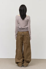 (W) Drawing Modal Cardigan