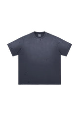 ディストレスドスプレーオーバーサイズTシャツ