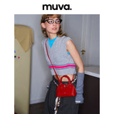 muva. Mini Document‑Style Handbag for Women, Elegant Premium‑Feel Convertible Cross‑body Work Tote, New Arrival Aug 15