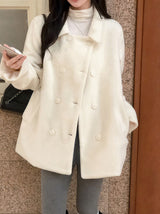 #Snow Boucle Double Half Coat