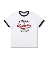 エッセンシャルスタンダード半袖リンガーTシャツアリゾナ ホワイト