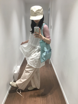 Loen Patchwork Slip Dress (2color)