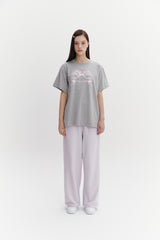 Ribbon Boxy T Gray
