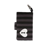 Music card wallet - piano (stripe)