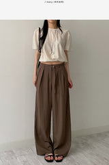 String See-through Short Sleeve Crop Blouse