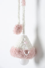 fluffy pink cozy light