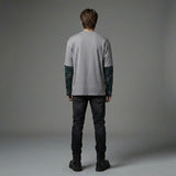 Grey RockStar Layered T-Shirt