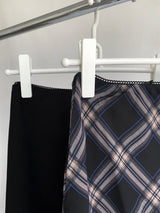 Prepy Midi Flared Skirt