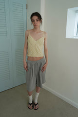 Cozy sweat shorts_gray