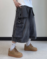 Dekaring D‑Ring Cargo Bermuda Denim